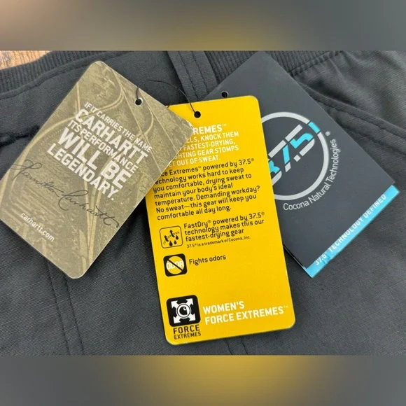 Carhartt Women’s Original Fit Cargo Work Shorts with Utility Pockets, Size 18 - Picture 2 of 13